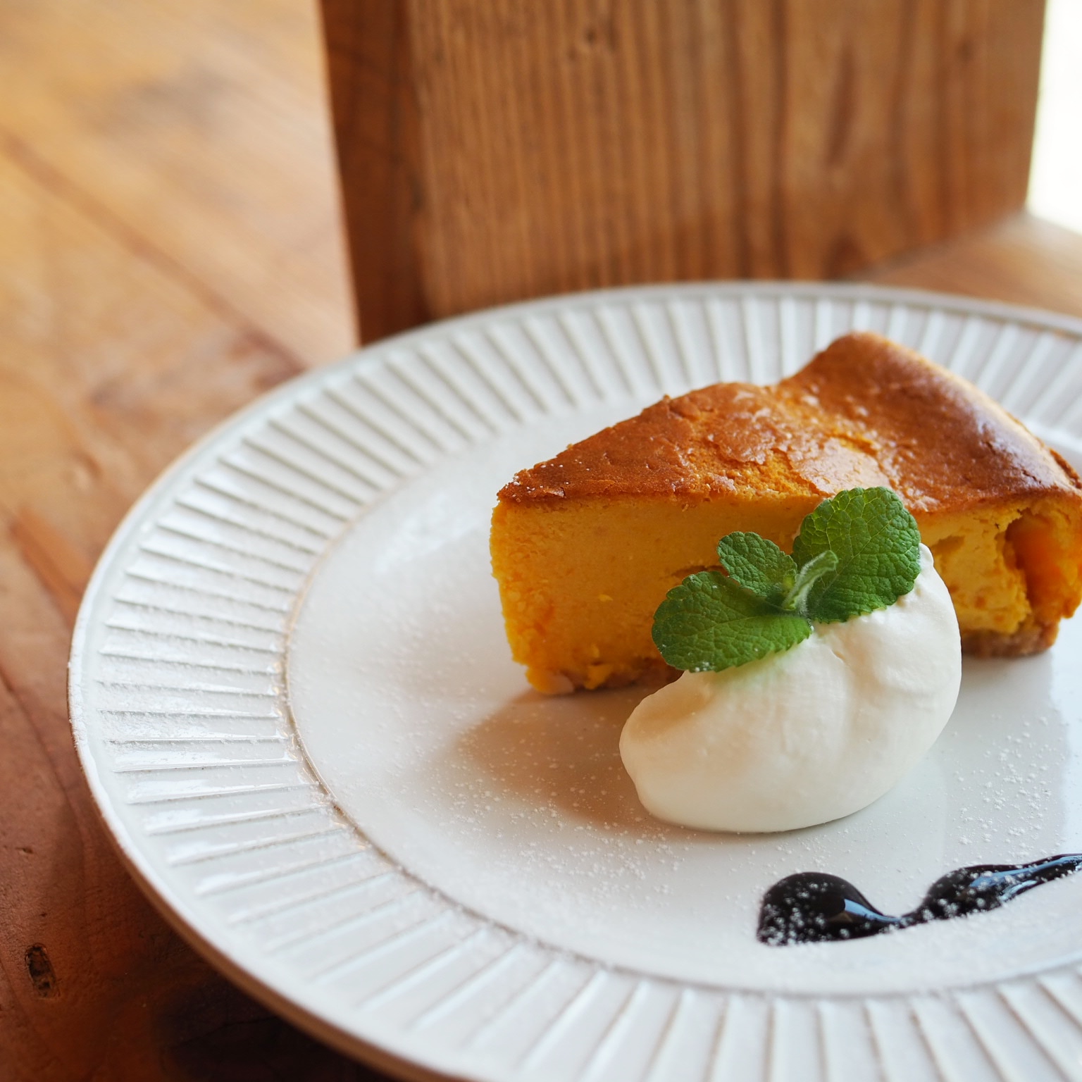 かぼちゃのチーズケーキ朝食スムージーのレシピ